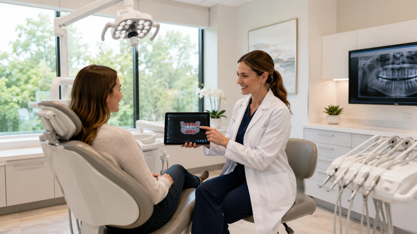 Dental office software for scheduling, patient intake, reminders, treatment workflow, payments, and reporting